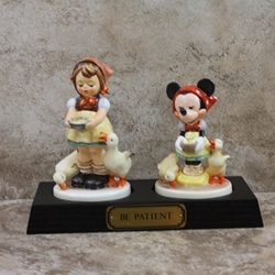 M.I. Hummel 197 2/0 Be Patient Tmk 7, Disney Figurine, 1994, Type 1