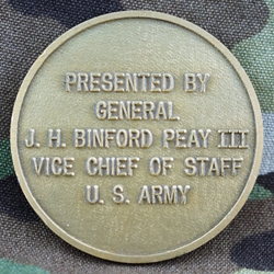Vice Chief of Staff of the U.S. Army, General J.H. Binford Peay III
