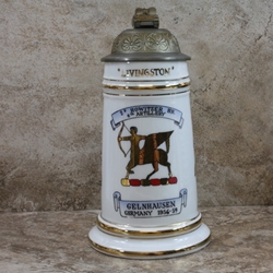 Beer Stein, Military, Gelnhausen Germany 1956-1959 SVC Battary, 2nd Howitzer Bn, 6th Artillery, Type 1