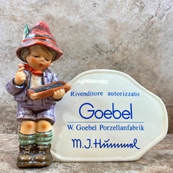 M.I. Hummel 460 Goebel Authorized Retailer Plaque, Italian, 1986, Tmk 6