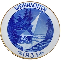 Hutschenreuther "Weihnachten" Christmas Plate 1933, Wanted