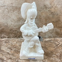 Disney Figurines, Goofy Playing Guitar, 17-228/15, Arbeitsmuster, White, Tmk 6