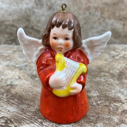 Goebel Figurine, 1978 Angel Bell Annual Christmas Tree Ornament, Tmk 5, Type 1