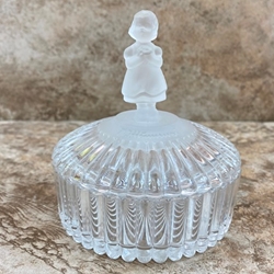 Avon 1993 Hummel 24% Lead Crystal Trinket Box