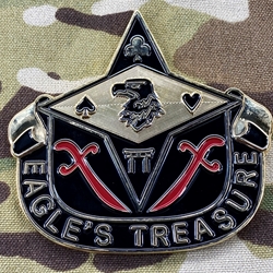 Challenge Coin,  101st Finance Battalion, “Eagle’s Treasure” 102