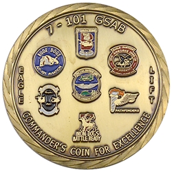 7th Battalion, 101st Aviation Regiment (GSAB) "Eagle Lift" (▲), 1 15/16", Type 5