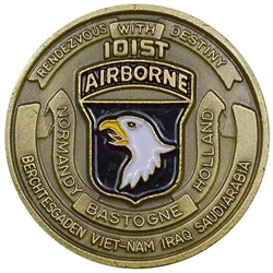 101st Airborne Division (Air Assault), Division Commander, Iraq Saudiarabia, 1 1/2", MR Schaughnessy, , Type 2