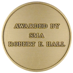 Sergeant Major of the Army, 11th SMA Robert E. Hall, Award By SMA