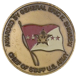 34th Chief of Staff of the Army, General Eric K. Shinseki