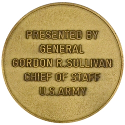 32nd Chief of Staff of the Army, General Gordon R. Sullivan