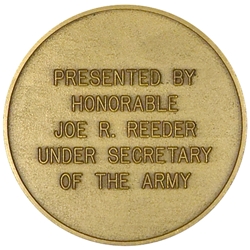 Under Secretary of the Army, Joe R. Reeder