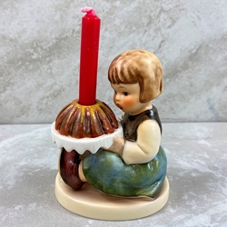 M.I. Hummel 338 Birthday Cake, Candleholder, 1996, Tmk 7