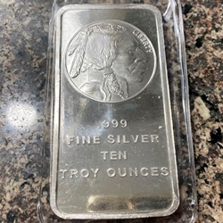 LIBERTY Ten Troy Ounces .999 Fine Silver