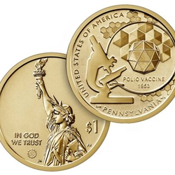 American Innovation 2019 $1 Reverse Proof Coin - Pennsylvania