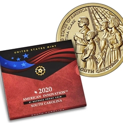 American Innovation 2020 $1 Reverse Proof Coin - South Carolina
