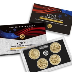 2021 American Innovation $1 Four Coin Reverse Proof Set
