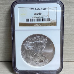 2009 American Eagle Silver One Ounce Certified / Slabbed MS69 - 111