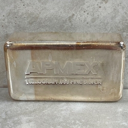 1 Kilo Silver Bar - Cast-Poured APMEX .999 Fine Silver Bar, 35.274 Oz