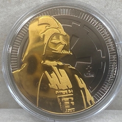 2017 Niue STAR WARS Darth Vader Silver 1 oz Black Ruthenium