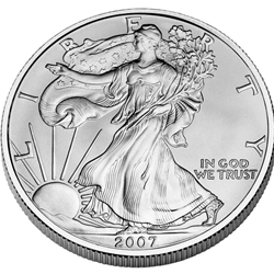 2007-W American Eagle One Ounce Silver Uncirculated Coin