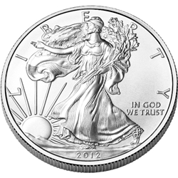 2012-W American EagleOne Ounce Silver Uncirculated Coin