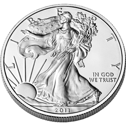 2011-W American EagleOne Ounce Silver Uncirculated Coin