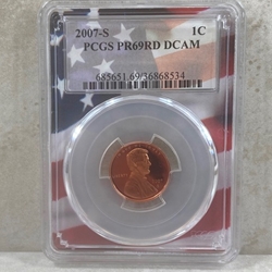 2007-S U.S. Cent Proof Certified / Slabbed