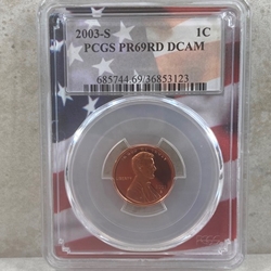 2003-S U.S. Cent Proof Certified / Slabbed