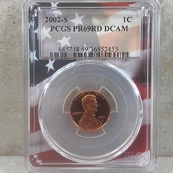 2002-S U.S. Cent Proof Certified / Slabbed