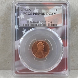 2004-S U.S. Cent Proof Certified / Slabbed