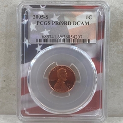 2005-S U.S. Cent Proof Certified / Slabbed