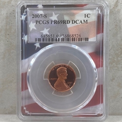 2007-S U.S. Cent Proof Certified / Slabbed