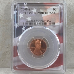 2008-S U.S. Cent Proof Certified / Slabbed