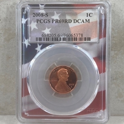 2008-S U.S. Cent Proof Certified / Slabbed