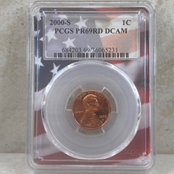 2000-S U.S. Cent Proof Certified / Slabbed