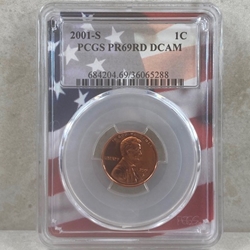 2001-S U.S. Cent Proof Certified / Slabbed