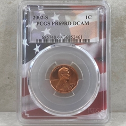 2002-S U.S. Cent Proof Certified / Slabbed