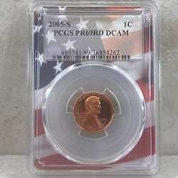 2005-S U.S. Cent Proof Certified / Slabbed