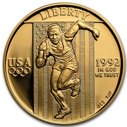 1992-W Proof Olympic $5 Gold, 2 Each