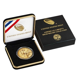 2015 American Liberty High Relief Gold Coin, 2 Each