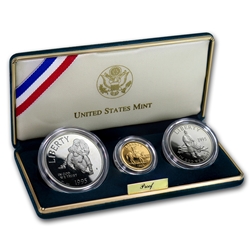 1995-W Proof Civil War Battlefields Gold & Silver Coin Set, 2 Each