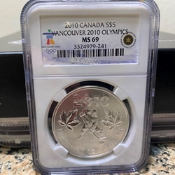 2010 Canadian 5 Dollars 1 Ounce Silver Vancouver 2010 Olympics, 241