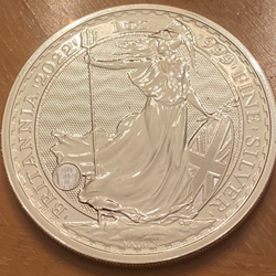 2022 Great Britain Silver Britannia 1 oz Silver £2 Coin