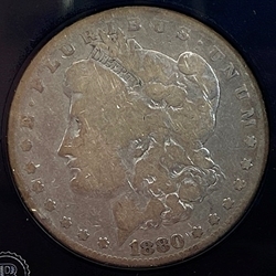 1880 Morgan Silver Dollar