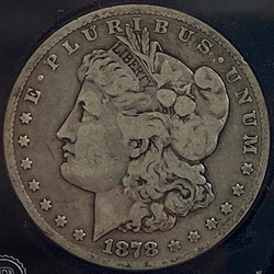 1878-CC Morgan Silver Dollar