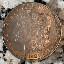 1881-O Morgan Silver Dollar