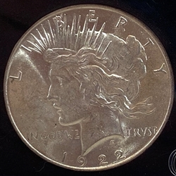 1922 Peace Silver Dollar