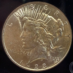 1923 Peace Silver Dollar