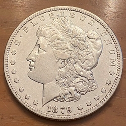 1879-S Morgan Silver Dollar