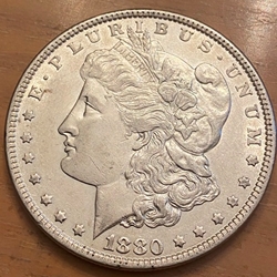 1880 Morgan Silver Dollar